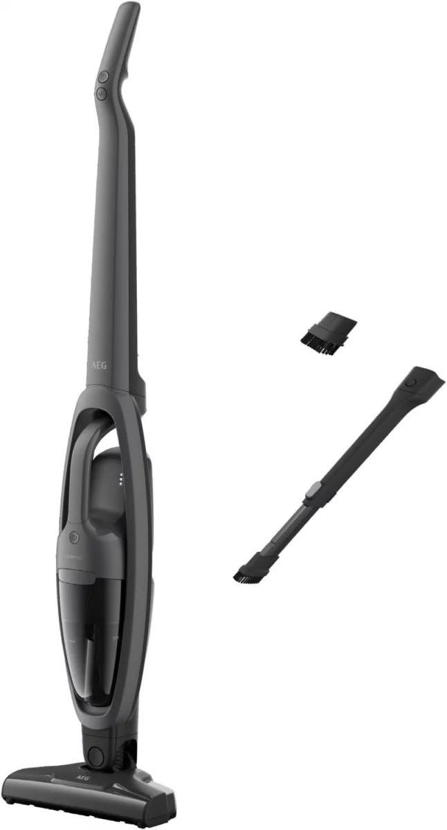 AEG CLEAN 5000 Cordless Cleaner 2in1 Akku-Staubsauger kabellos / Akku-Laufzeit: bis zu 45 Min. / Farbe: Dark Grey