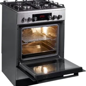 AMICA Gas-Standherd SHEG 914 121 E, Steam Clean, Teleskopauszug nachrüstbar, EEK: A