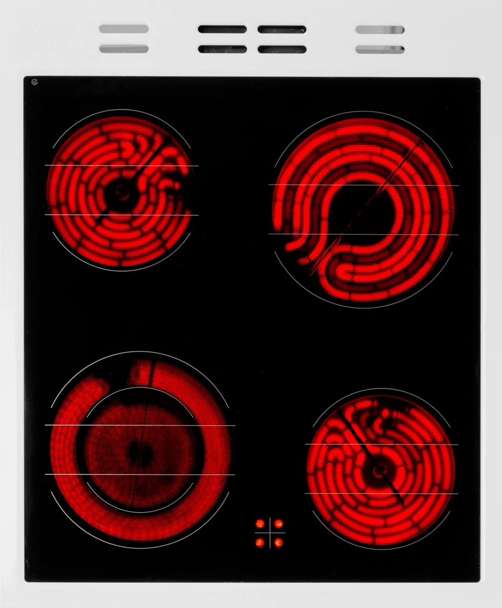 Bauknecht B5V5KMW Freistehender Herd, EEK: A, Weiß, Hydrolyse-Reinigungsfunktion, EEK: A, Garraumvolumen 60 Liter – Bild 3