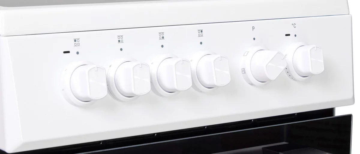 Bauknecht B5V5KMW Freistehender Herd, EEK: A, Weiß, Hydrolyse-Reinigungsfunktion, EEK: A, Garraumvolumen 60 Liter – Bild 2