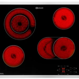 Bauknecht Elektro-Kochfeld CTAR 9642 IN, mit Touch-Control-Steuerung, flacher Edelstahlrahmen, Sensorsteuerung