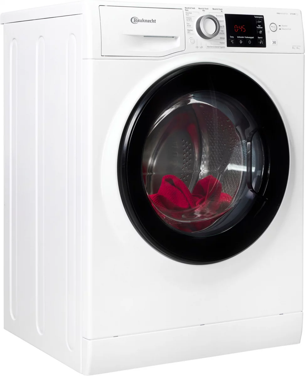 Bauknecht WT Super Eco 8614 C Waschtrockner, 8 kg Waschen & 6 kg Trocknen, 1400 U/Min, EEK; A / C, Active Care Wash & Dry