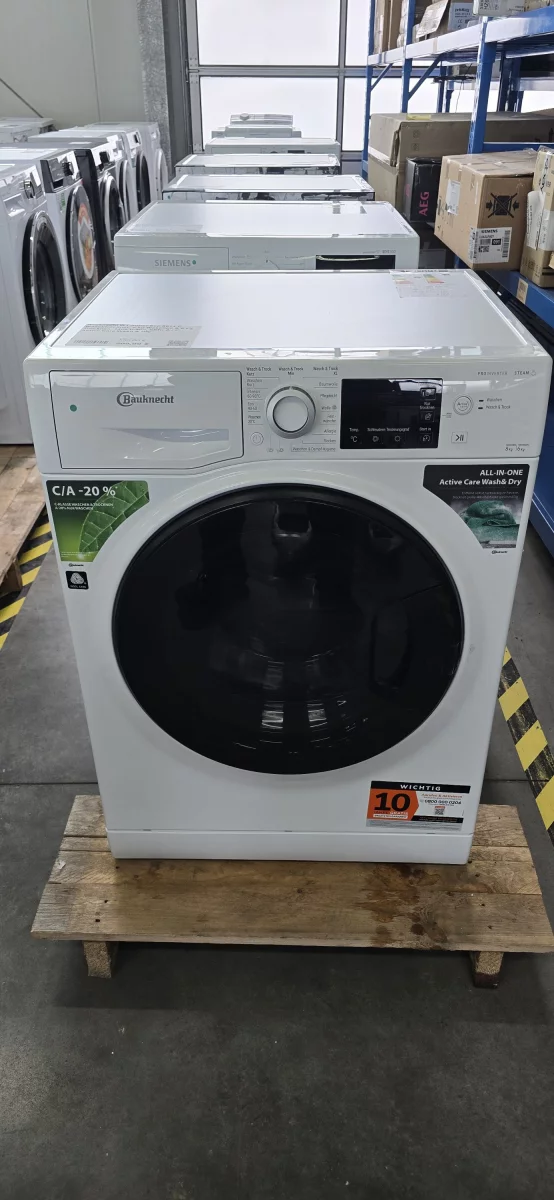 Bauknecht WT Super Eco 8614 C Waschtrockner, 8 kg Waschen & 6 kg Trocknen, 1400 U/Min, EEK; A / C, Active Care Wash & Dry – Bild 2