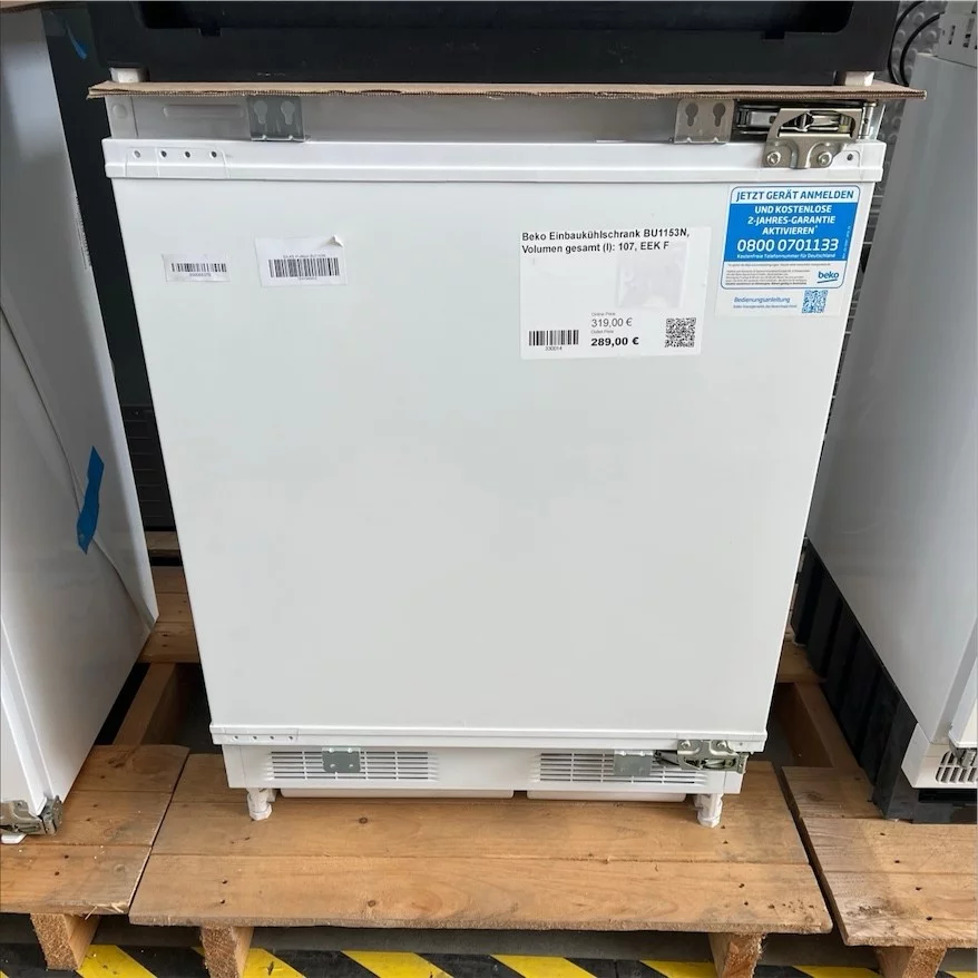 Beko Einbaukühlschrank BU1153N, Volumen gesamt (l): 107, EEK F – Bild 3