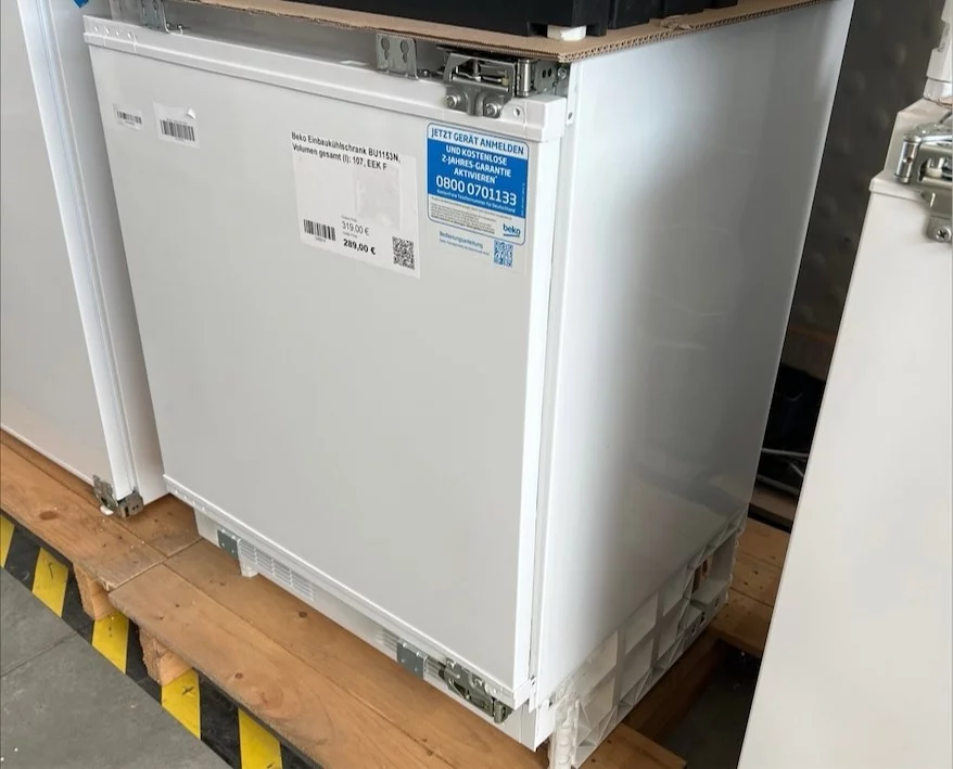 Beko Einbaukühlschrank BU1153N, Volumen gesamt (l): 107, EEK F – Bild 2