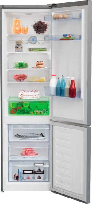 Beko RCSA406K60XBN Kühl/Gefrierkombination, Rauminhalt gesamt: 386 Liter, EEK: C, SmoothFit, Harvest Fresh