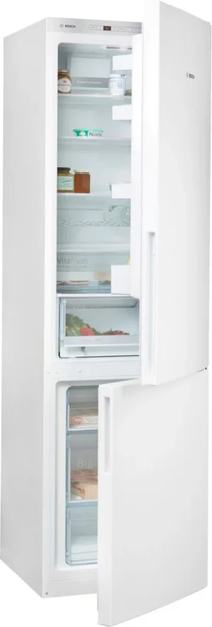 Bosch KGE39AWCA Kühl/Gefrierkombination, 343 Liter Volumen, EEK: C, Low Frost - geringere Eisbildung - schnelleres Abtauen, Weiß, VitaFresh, EasyAccess Shelf