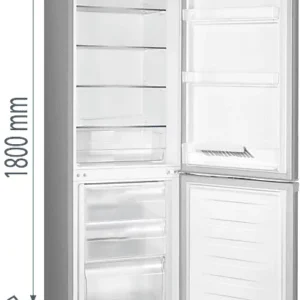 GORENJE RK418DPS4 Kühlgefrierkombination (D, 269 l, 1800 mm hoch, Grau)