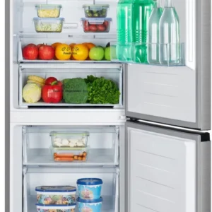 Hisense RB390N4C Kühl/Gefrierkombination, 207 Liter Volumen, EEK: D, NoFrost, 304 Liter Volumen, Schwarz, Außen-Display