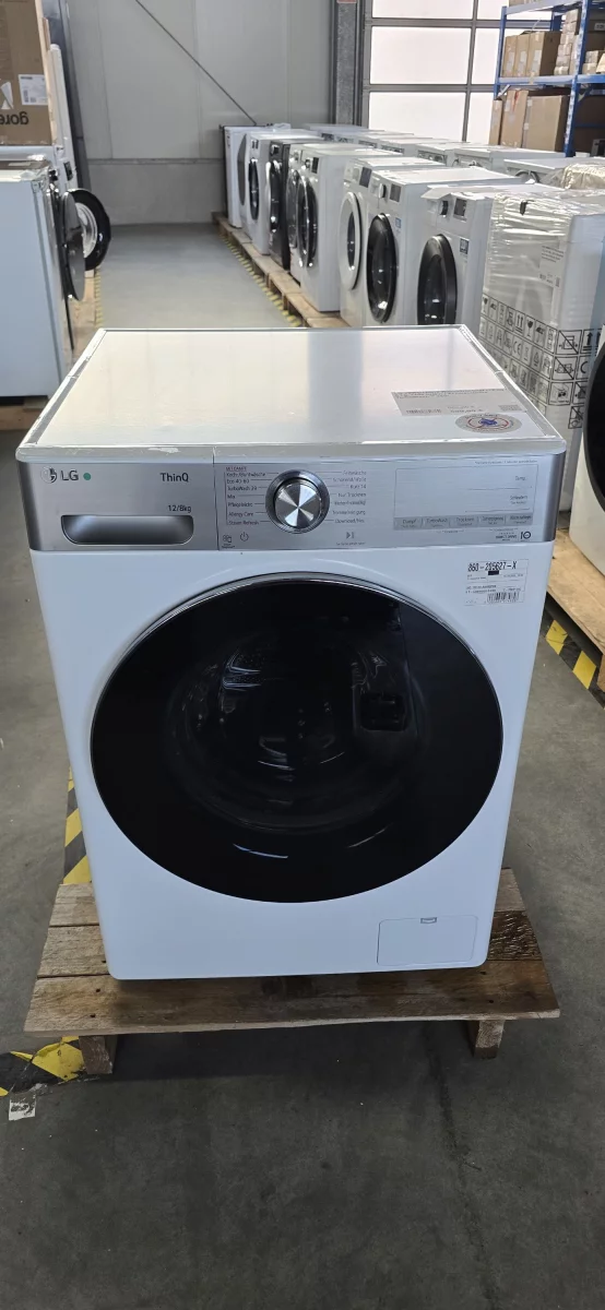 LG V9WD128H2 Waschtrockner (12 kg / 8 kg, 1400 U/Min.) AI DirectDrive, TurboWash™ 360° – Bild 3