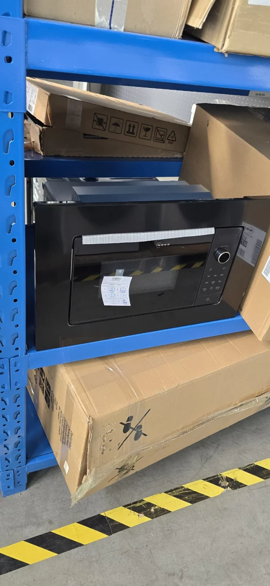 Neff Einbau-Mikrowelle HLAWG26S3, 20 Liter, 5 Leistungsstufen, Seitliche Drehtür, LED-Display, Bedienknebel & 1-Touch Buttons, Automatikprogramme – Bild 2