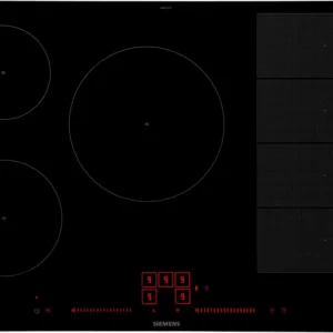 Siemens EX801LVC1E Kochmulde Induktion Autark, Flex-Induktions-Kochfeld von SCHOTT CERAN®, varioInduktion, Schwarz